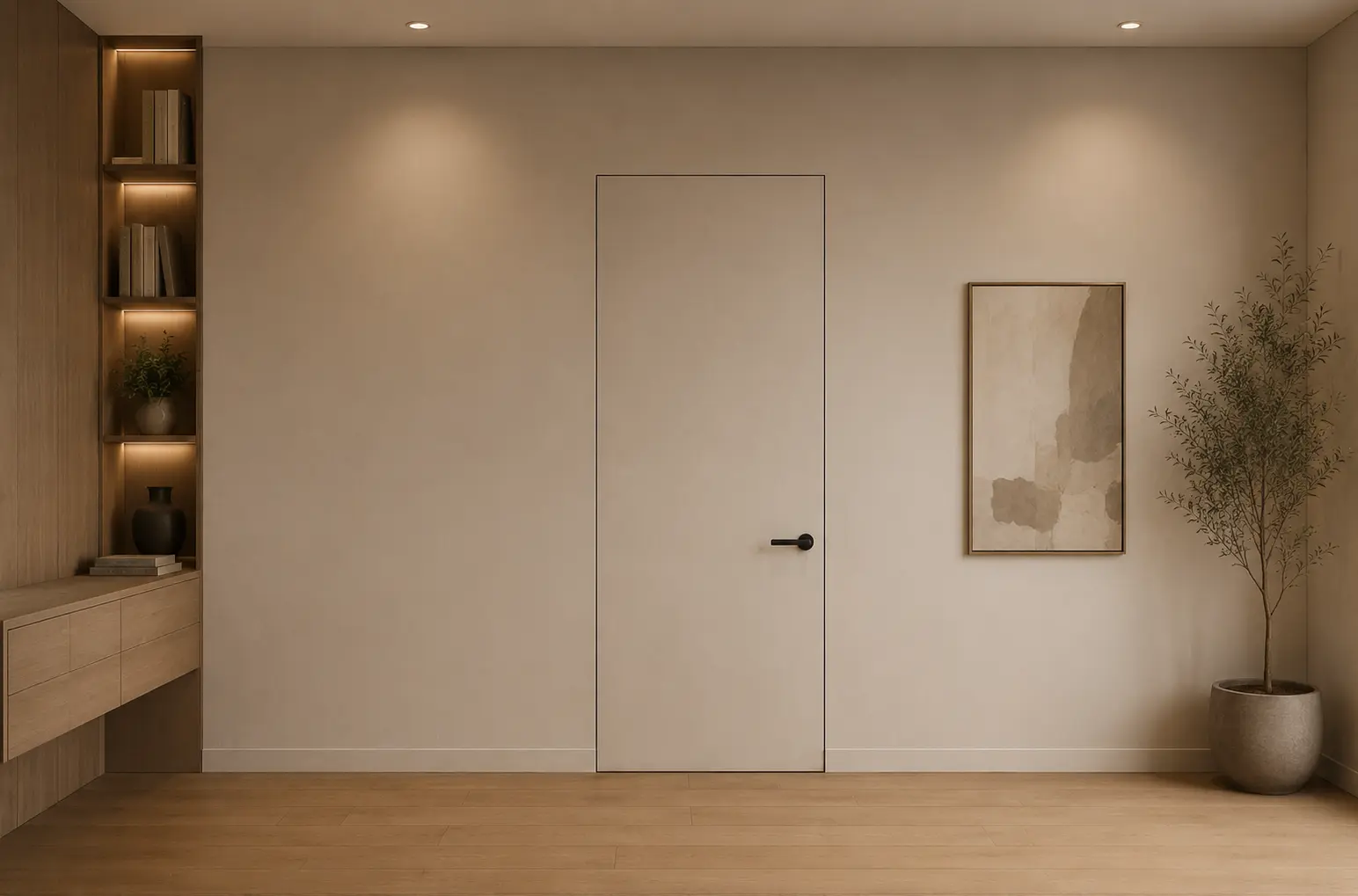 Puertas enrasadas